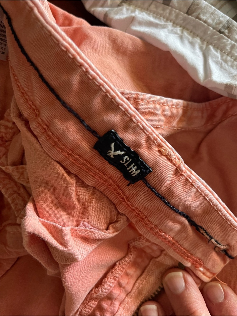 American Eagle Outfitters Men’s Coral and Cream Shorts - 2-Pack - Picture 4 of 7